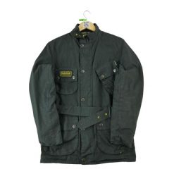 Second life - Kurtka męska woskowana Barbour - Stan bardzo dobry. Czarne kurtki Barbour, l, bez wzorów, bez kaptura. Za 638.96 zł.