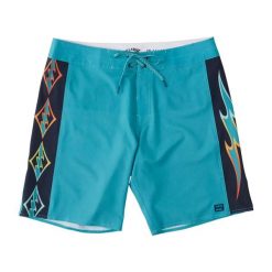 Szorty kąpielowe męskie Billabong D Bah Airlite. Niebieskie krótkie spodenki sportowe Billabong, m, bez wzorów, z elastanu. Za 159.99 zł.