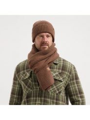 TRAVELIN' Szal w kolorze jasnobrązowym rozmiar: onesize. Brązowe szaliki Travelin', bez wzorów, ze skóry. Za 165.99 zł.