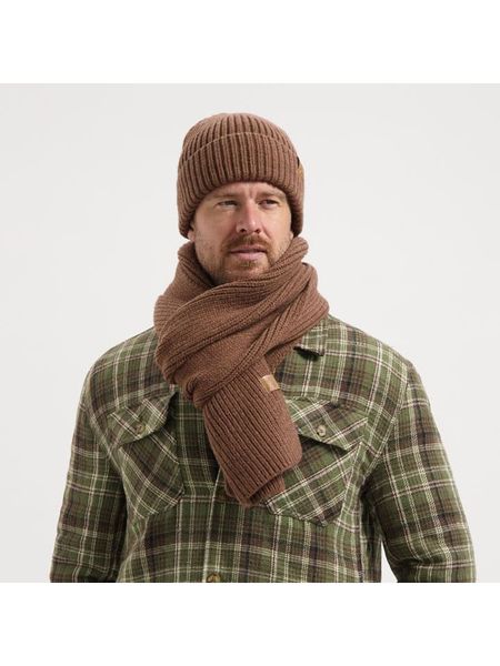 TRAVELIN' Szal w kolorze jasnobrązowym rozmiar: onesize. Brązowe szaliki Travelin', bez wzorów, ze skóry. Za 212.80 zł.