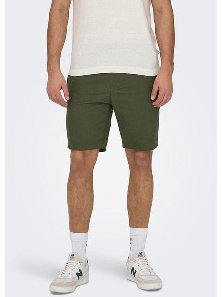ONLY & SONS Szorty w kolorze zielonym rozmiar: XXL. Zielone szorty Only & Sons, xxl, bez wzorów. Za 66.00 zł.