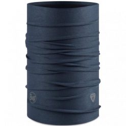 Chusta wielofunkcyjna Buff ThermoNet Solid. Niebieskie szaliki Buff, bez wzorów, z elastanu. Za 123.90 zł.