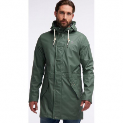 Parka przeciwdeszczowa w kolorze khaki. Brązowe kurtki przeciwdeszczowe marki Schmuddelwedda. W wyprzedaży za 347.95 zł.