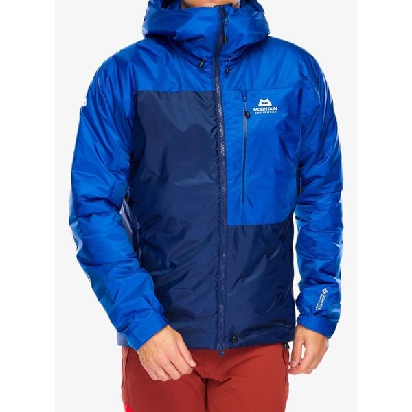 Kurtka ocieplana męska Mountain Equipment Fitzroy Jacket. Niebieskie kurtki MOUNTAIN EQUIPMENT, m, bez wzorów, bez kaptura. Za 1,511.99 zł.