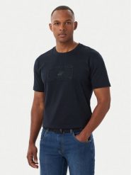 Beverly Hills Polo Club T-Shirt P-FW26M-TS1536 Granatowy Regular Fit. Niebieskie koszulki polo Beverly Hills Polo Club, m, bez wzorów, z bawełny, bez kołnierzyka, bez ramiączek. Za 126.99 zł.