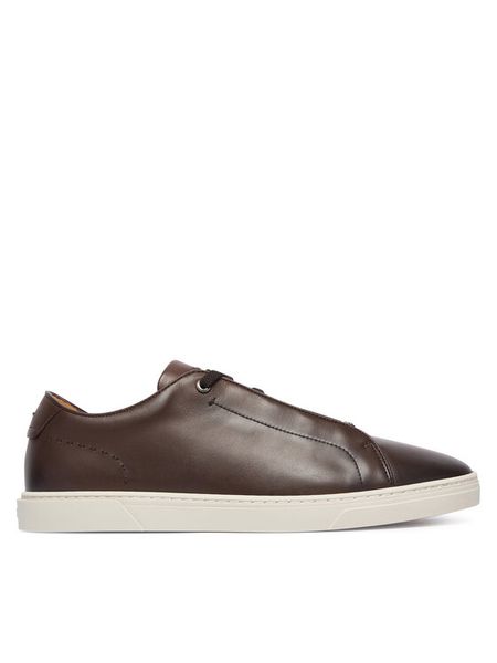 BOSS Sneakersy Gary 50566821 Brązowy. Brązowe buty sportowe casual Boss, bez wzorów, ze skóry, bez zapięcia. Za 1,914.00 zł.