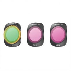 Zestaw filtrów CPL, ND8, ND16 Sunnylife do DJI Osmo Pocket 3. Drony SunnyLife. Za 83.00 zł.