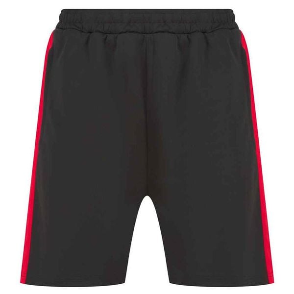 Spodenki Z Dzianiny Z Kieszenią Dla Dorosłych Unisex. Czarne szorty FINDEN & HALES, xl, bez wzorów, z dzianiny, sportowe. Za 108.99 zł.