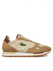 Lacoste Sneakersy 7-49SMA0014 Beżowy. Brązowe buty sportowe casual LACOSTE, bez wzorów, ze skóry, bez zapięcia. Za 379.99 zł.