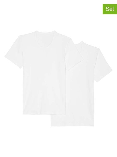 Marc O´Polo Bodywear Koszulki (2 szt.) w kolorze białym rozmiar: XL. Białe bezrękawniki xl, bez wzorów, bez kołnierzyka, bez ramiączek. Za 98.87 zł.