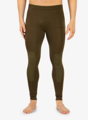 Legginsy termoaktywne męskie Brubeck Ranger Protect. Zielone bielizna termoaktywna Brubeck, m, bez wzorów, z elastanu, na fitness i siłownię. Za 119.89 zł.