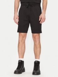 Moose Knuckles Szorty sportowe Dalon M15MR807 Czarny Regular Fit. Czarne krótkie spodenki sportowe Moose Knuckles, l, bez wzorów, z bawełny. Za 649.99 zł.