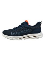 Bugatti Sneakersy "Caraway" w kolorze granatowym rozmiar: 45. Niebieskie buty sportowe casual Bugatti, bez wzorów, bez zapięcia. Za 197.45 zł.