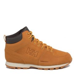 Trekkingi Helly Hansen. Brązowe buty trekkingowe Helly Hansen, bez wzorów, bez zapięcia. Za 329.99 zł.