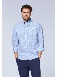 Polo Sylt Koszula - Regular fit - w kolorze błękitno-białym rozmiar: S. Białe koszule Polo Sylt, s, bez wzorów, bez kołnierzyka, bez ramiączek. Za 118.45 zł.