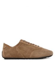 BOSS Sneakersy Noel 50568711 Beżowy. Brązowe buty sportowe casual Boss, bez wzorów, ze skóry, bez zapięcia. Za 894.99 zł.