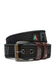 Aeronautica Militare Pasek Męski 242CI293CT3109 Czarny. Czarne paski Aeronautica Militare, bez wzorów, z materiału. Za 319.99 zł.
