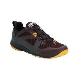 Buty do chodzenia męskie Jack Wolfskin Spirit Low. Brązowe buty turystyczne Jack Wolfskin, bez wzorów, z materiału, bez zapięcia, trekkingowe. Za 540.35 zł.