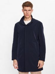 BOSS Płaszcz przejściowy 50488472 Granatowy Relaxed Fit. Niebieskie płaszcze Boss, m, bez wzorów, z syntetyku, bez kaptura. Za 2,709.00 zł.