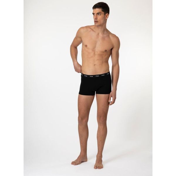 Bokserki męskie Fila 1-pack czarne L. Czarne bokserki Fila, l, bez wzorów. Za 128.99 zł.
