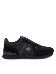 Beverly Hills Polo Club Sneakersy PEPE-01 Czarny. Czarne buty sportowe casual Beverly Hills Polo Club, bez wzorów, z materiału, bez zapięcia. Za 179.99 zł.