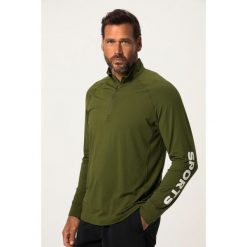 Męska Koszulka funkcyjna z długim rękawem FLEXNAMIC® fitness QuickDry. Niebieskie bluzki z długim rękawem JAY-PI, m, bez wzorów, z elastanu, bez kołnierzyka, bez ramiączek. Za 244.99 zł.