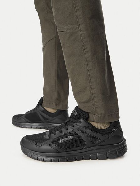 Go Soft Sneakersy CEO-257231 Czarny. Czarne buty sportowe casual GO SOFT, bez wzorów, z materiału, bez zapięcia. Za 199.99 zł.
