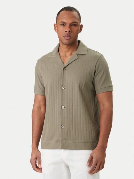 JOOP! Koszula Juanmanuel 30101936 Zielony Regular Fit. Zielone koszule JOOP!, m, bez wzorów, z bawełny, bez kołnierzyka, bez ramiączek. Za 479.99 zł.