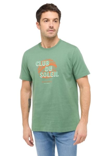 Męski T-Shirt Mustang Style Austin Dark Ivy 1016278 6326. T-shirty Mustang, m, bez wzorów, bez kołnierzyka, bez ramiączek. Za 69.99 zł.