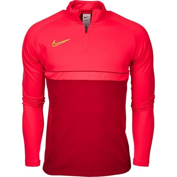 Bluza sportowa męska Nike Dri-FIT Academy 21 Drill Top. Czerwone bluzy bez kaptura Nike, m, bez wzorów, bez kaptura. Za 114.99 zł.