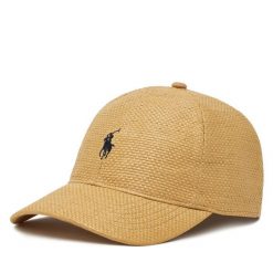 Czapka z daszkiem Polo Ralph Lauren. Brązowe czapki z daszkiem Polo Ralph Lauren, bez wzorów. Za 339.99 zł.