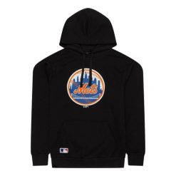 Bluza z kapturem New York Mets Nos MLB Regular. Czarne bluzy New Era, m, bez wzorów, z kapturem. Za 283.00 zł.