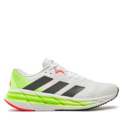Buty do biegania adidas. Białe buty do biegania Adidas, bez wzorów, bez zapięcia, do biegania. Za 529.99 zł.