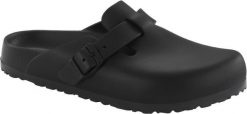 Klapki męskie Birkenstock Boston Eva. Czarne klapki Birkenstock, z materiału. Za 396.00 zł.
