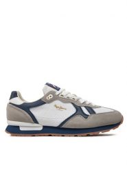 Pepe Jeans Sneakersy Brit Retro M PMS40004 Szary. Szare buty sportowe casual Pepe Jeans, bez wzorów, z jeansu, bez zapięcia. Za 259.99 zł.