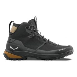 Buty trekkingowe Salewa Puez 2 Mid Ptx. Żółte buty turystyczne Salewa, bez wzorów, z gumy, bez zapięcia, trekkingowe. Za 770.00 zł.