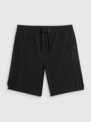 4F Spodenki plażowe boardshorty męskie - czarne 4XL. Czarne szorty 4F, m, bez wzorów, z materiału. Za 119.99 zł.