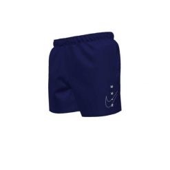 Strój Nike Swoosh Break 5" Volley granatowy. Niebieskie odzież kąpielowa Nike, m, bez wzorów, sportowe. Za 232.65 zł.