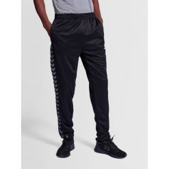 Spodnie dresowe męskie sportowe Hummel hml Authentic Pants. Czarne spodnie treningowe długie Hummel, m, bez wzorów, z dresówki. Za 191.00 zł.