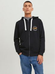 Jack&Jones Bluza 12236179 Czarny Regular Fit. Czarne bluzy Jack&Jones, m, bez wzorów, z syntetyku, bez kaptura. Za 189.99 zł.