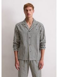 Marc O´Polo Koszulka piżamowa w kolorze granatowo-kremowym rozmiar: L. Brązowe piżamy l, bez wzorów, z bawełny, bez ramiączek. Za 127.95 zł.