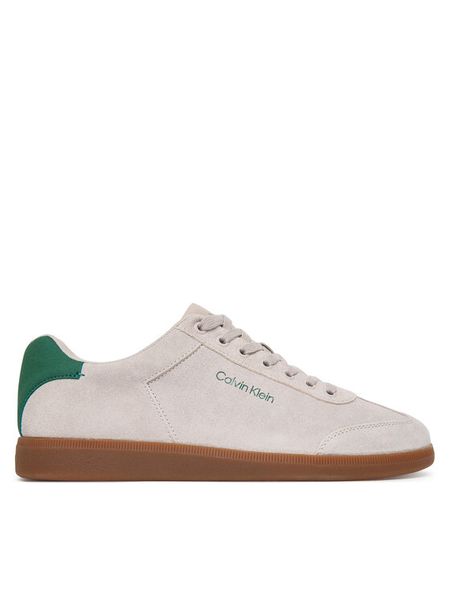 Calvin Klein Sneakersy Low Cupsole Laceup Su HM0HM01946 Beżowy. Brązowe buty sportowe casual CALVIN KLEIN, bez wzorów, ze skóry, bez zapięcia. Za 349.99 zł.