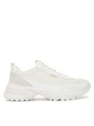 Calvin Klein Sneakersy Hike Runner Laceup Mesh HM0HM02240 Biały. Białe buty sportowe casual CALVIN KLEIN, bez wzorów, z materiału, bez zapięcia. Za 489.99 zł.