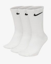 Skarpety Nike Value Cotton 3 pary wysokie. Białe skarpety Nike, bez wzorów, z bawełny. Za 59.00 zł.