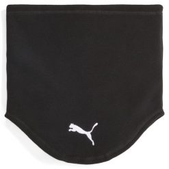 Komin Puma Individual Winterized czarny. Białe szaliki Puma, bez wzorów. Za 68.00 zł.