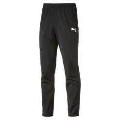 Spodnie sportowe męskie Puma Liga 655770-03. Czarne spodnie treningowe długie Puma, m, bez wzorów. Za 69.90 zł.