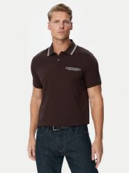 MICHAEL Michael Kors Polo CF6536S19P Brązowy ciemny Regular Fit. Brązowe koszulki polo sportowe MICHAEL Michael Kors, l, bez wzorów, z bawełny, bez kołnierzyka, bez ramiączek. Za 439.99 zł.
