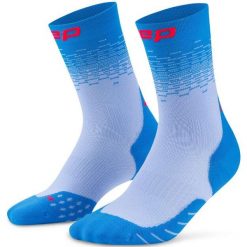 Męskie skarpety kompresyjne sportowe do połowy łydki CEP Core Run. Czerwone odzież kompresyjna CEP, bez wzorów, z elastanu. Za 84.00 zł.