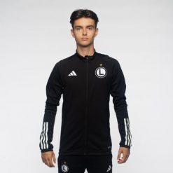 Bluza piłkarska adidas Tiro 23 Legia Warszawa. Białe bluzy Adidas, m, bez wzorów, bez kaptura. Za 219.99 zł.