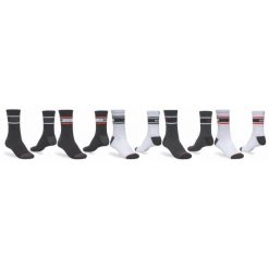 Zestaw 5 skarpet Globe Triple Stripe Crew. Skarpety Globe, bez wzorów. Za 118.44 zł.